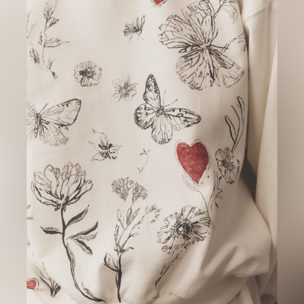 Anthropologie Pilcro The Niki sweatshirt: Leigh Viner edition - Picture 2 of 9